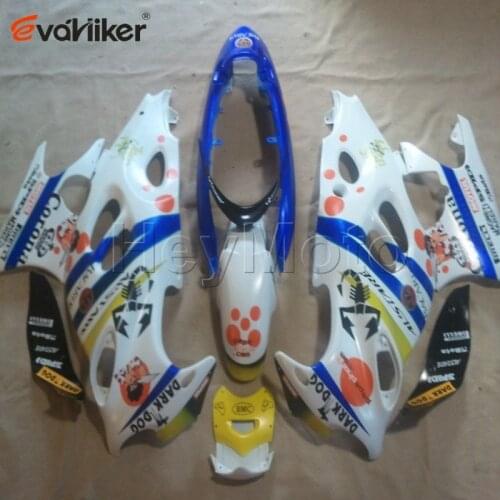 Motorcycle fairing for GSX600F 2003 2004 2005 2006 GSX 600F 03 04 05 06 Katana yellow blue ABS Plastic bodywork H2