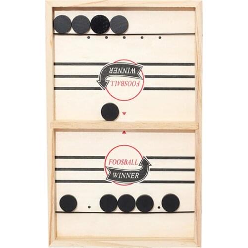 Foosball Winner Board Game Bounce Chess Eject Chess Parent-Child Interactive Chess Bounce Chess Ruffle Ball Desktop Hockey Toy