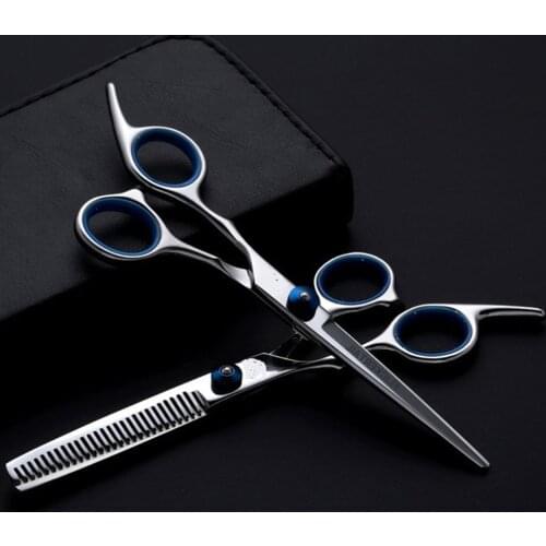 Professional 6 Inch Hair Scissors Stainless Steel Cutting Shears Barber Supplies Hairdressers Scissors Tool