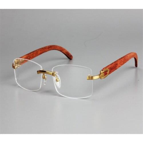 Rimless Progressive Multifocus Reader Glasses Frame Vintage Mens Eyewear Brand Designer See Near Far Reading Eyeglasses for Men