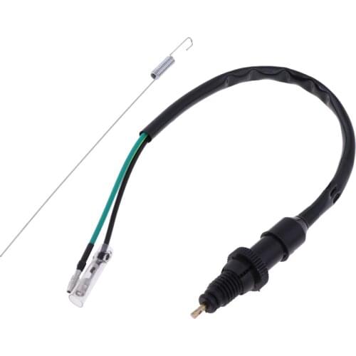 1 Piece Rear Brake Light Switch Fits CB 400 VTEC XJR 74A 75A ZRX - Black