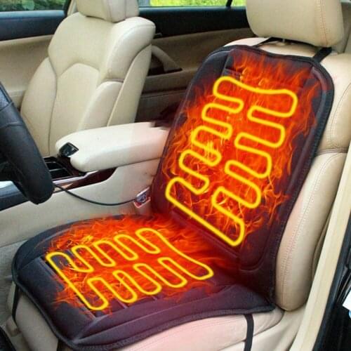 12V Heated Car Seat Cushion Cover Seat Heater Warmer Winter Household Cushion cardriver heated seat cushion