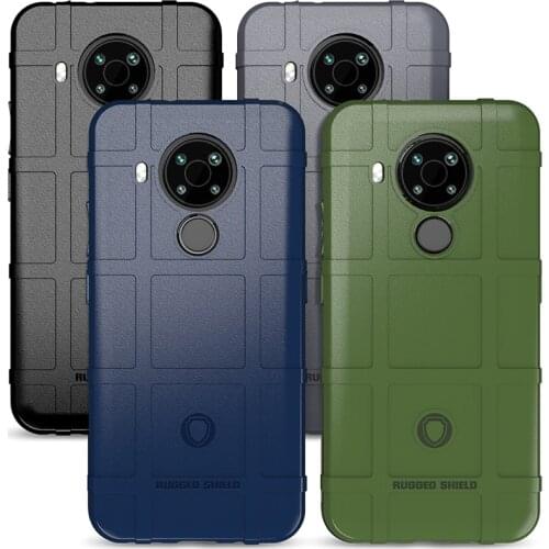 For Nokia 5.4 Case Cover Rugged Armor Shockproof Cover For Nokia 5.4 High Quality Soft Silicon Button For Nokia 5.4