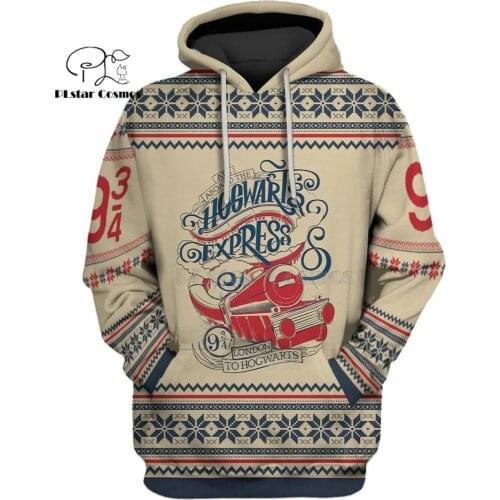 PLstar Cosmos movie Christmas train EXPRESS 3d hoodies/Sweatshirt Winter autumn funny payty cosplay streetwear