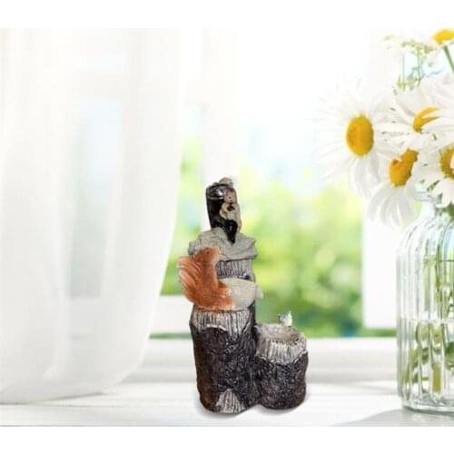 Garden Statue Animal Duck Squirrel Sculpture Resin Miniature For Outdoor Garden Yard Decor Garden Decoration Outdoor Garten Tuin