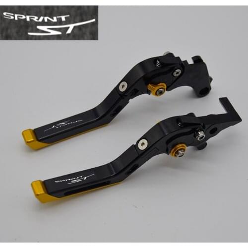 Yang hua CNC Folding&Extending Brake Clutch Levers For Triumph SPRINT ST RS 2004 2005 2006 2007 2008 2009