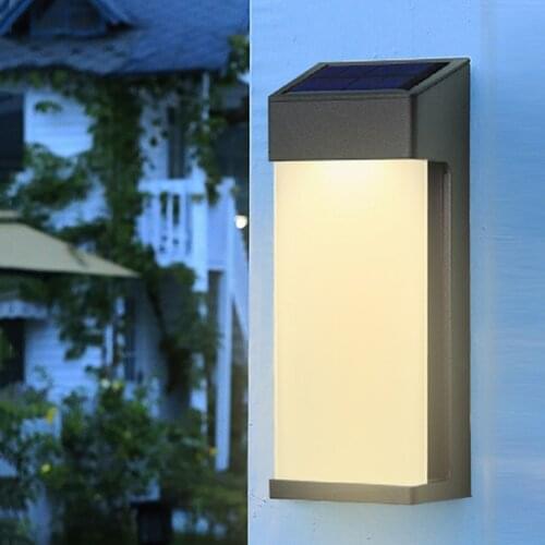 LED Outdoor Solar Street Light Waterproof Wall Lamp Smart Light Control Garden Highway Road Lamp Outdoor Lighting