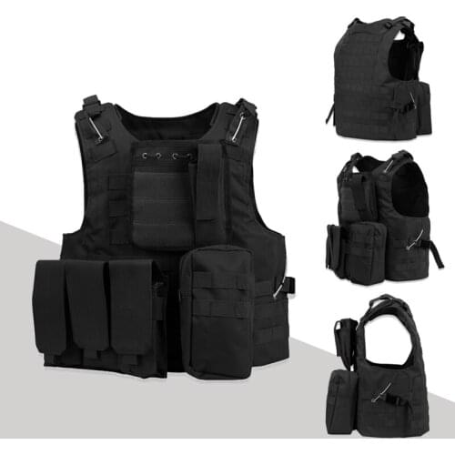 Tactical Airsoft Paintball-Vest Molle Pouch Jungle-Equipment Military Army-Fans Expand-Training Cs-Game Police Protective Vest