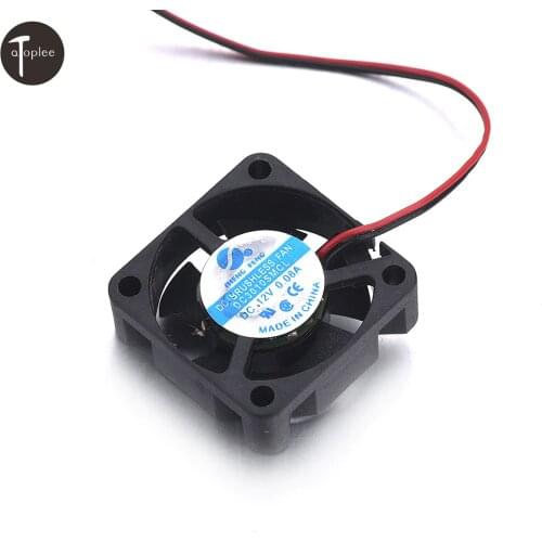 1PCS DC 12V 0.08A Cooler Brushless DC Fan 30*30*10mm Mini Cooling Radiator DC Brushless Fan For Dissipating Heat Generated