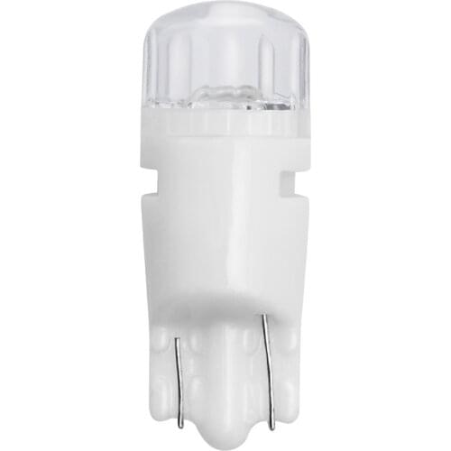 10 Pieces Crystal Ceramics T10 Led Bulb 194 W5W LED Bulbs for Car Courtesy Dome Map Door License Plate Light Parking Lights