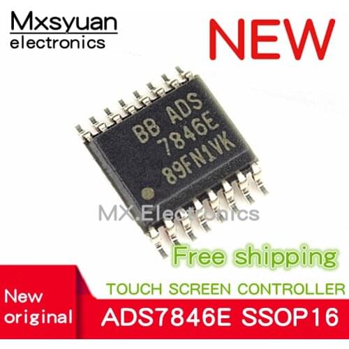 10pcs/lot Freeshipping ADS7846E ADS7846 SSOP16 New original TOUCH SCREEN CONTROLLER