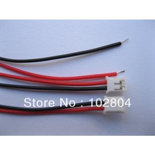 1000 pcs PH 2.0mm 2 Pin Female Polarized Connector with 26AWG 7.9inch 300mm Leads
