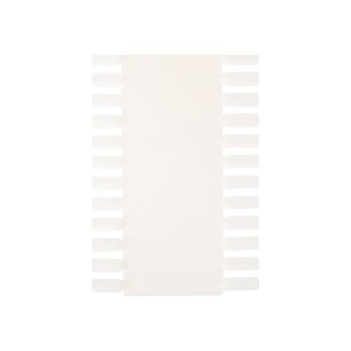 48 Tips Creamy White Practice Nail Art Polish Display DIY Color Chart Palette