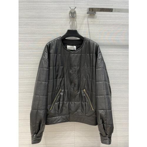 Женские зимние кожаные куртки BONJEAN China At AliExpress