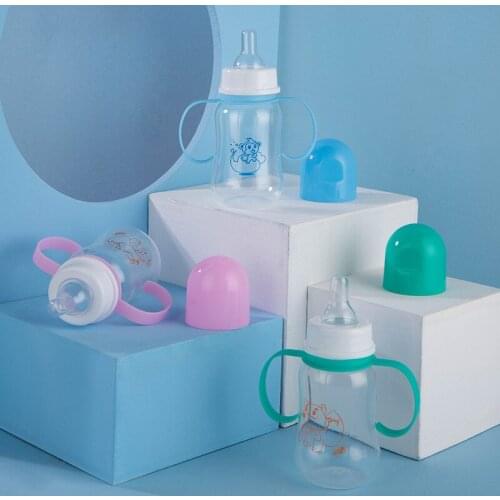 Infant Baby Feeding 0-18 Months Feeder 150ML PP Nursing Juice Milk Mini Hardness Bottle Baby Bottles And Nipples