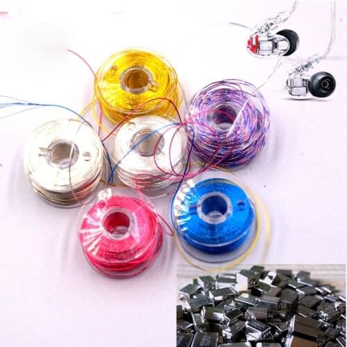 6m Diy earphone Cable PE enamel high purity 6NOCC Wire for More mobile iron unit DIY headset machine wiring(only wire)