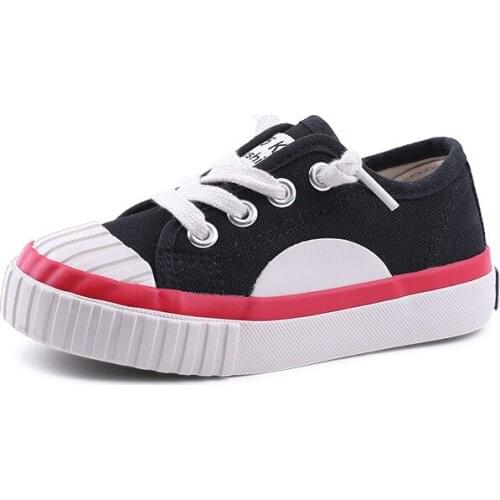 SKOEX Boys Girls Canvas Shoes for Childrens Fashion Sneakers Breathable Flat Low Top Tennis Shoes Kids Boy Casual Sports Sneaker