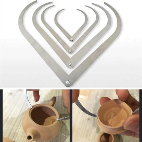 Ceramic art distance measuring caliper steel inner and outer diameter measurement positioning caliper distance measuring tool