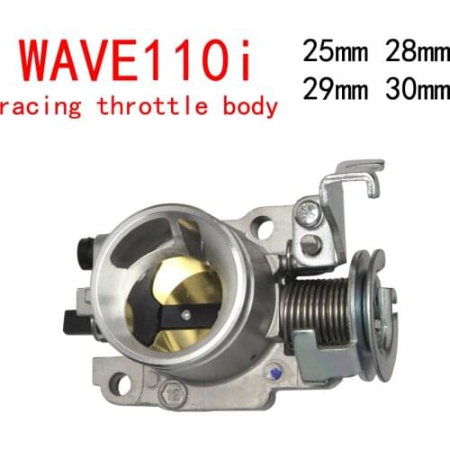 Racing throttle body 25 28 29 30mm for wave110i wave125i injection modified mototrcycle