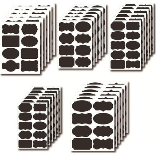 Kitchen Accessories Blackboard Stickers Kitchen Jar Stickers Spice Labels Salt Spice Jar Organizer Bottles Label Kitchen Gadget