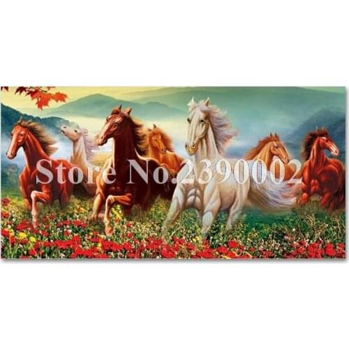 Sticker Diy Diamond Painting Horse Diamond Mosaic 5D Sets Embroidery Needlework Handmade Crafts Home Decoration Full Rhinestones