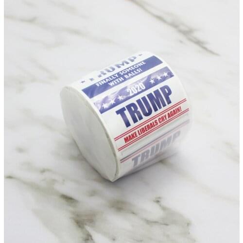 1 Roll Stickers Face Decals Keep America Great For US President Donald Trump 2020 Presidential Campaign