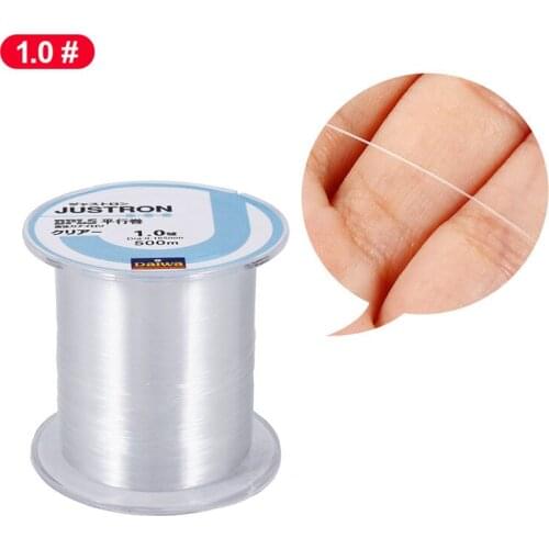New Professional 500M Braided Fishing Nylon Line Transparent Waterproof Anti-aging Line Durable Fishing Line Fit Any Rods