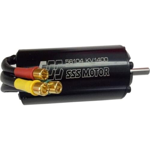 New SSS 56104 Brushless Motor 6 Poles w/o Water Cooling for FPV RC Marine Boats Electric Surfboard