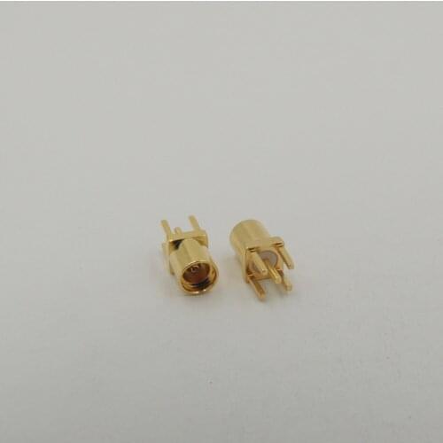 5 pcs\lot RF Connector Straight Goldplated MMCX Female PCB Mount Straight