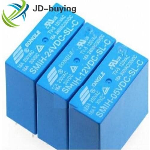 SMIH-05VDC-SL-C SMIH-12VDC-SL-C SMIH-24VDC-SL-C 05 12 24 V Relays 16A 250V 8pin A Set Of Conversion New Original 50pcs/lot