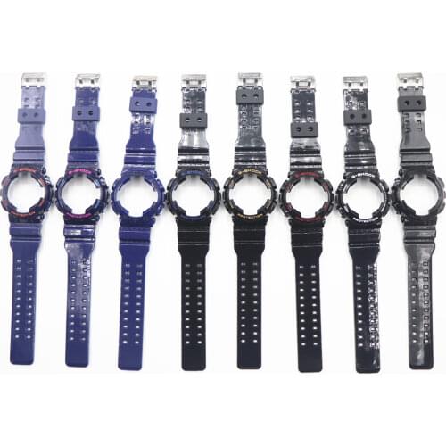 PU Strap Watch band for Casio G-shock GA-110 GA-100 GD-100 GD-110 GD-120 GA-110GB wristband Bezel for GA100 110 GD100 110 120