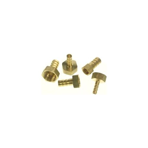 LOT 5 Hose Barb I/D 14mm x 3/4" BSP female Thread Brass coupler Splicer Connector fitting for Fuel Gas Water