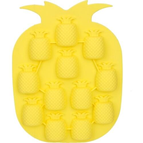 Silicone Ice Mold Tray Pineapple Shape Ice Cube Mold for Bar Party Drink DIY Ice Cream Maker Kitchen Accessories tools
