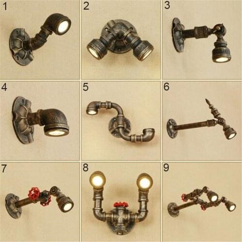 New Art Decoration LED Wall Light 5W 10W Warm White led Wall Lamp Water Pipe Decor Loft Kitchen Stairs Bedroom Wandlampe