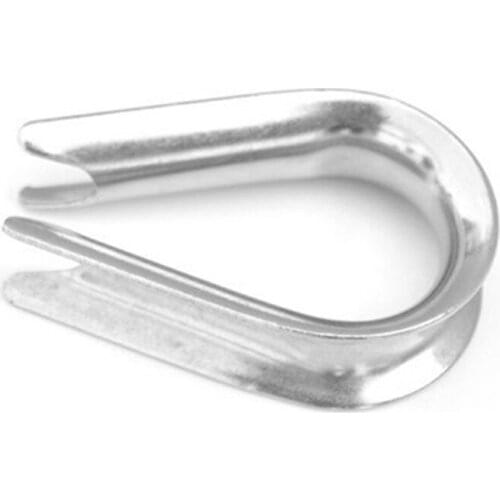 Stainless Steel Wire Rope Collar Triangular Boast Ring M3 Cable Rope Collar Cable Clamp Triangular Casing Ring Set of 50