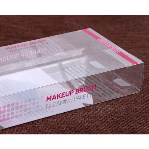 UV Resistant Printing luxury customized pvc box packaging with PET accessory for clear box ---PX20163