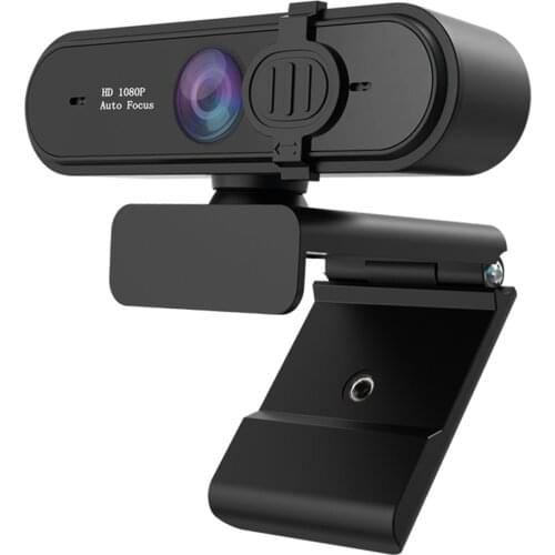 ALLOYSEED 1080P HD USB Webcam 360 Degree Rotation Autofocus Web Camera With Mic Privacy Protection Cover For PC Video Conference