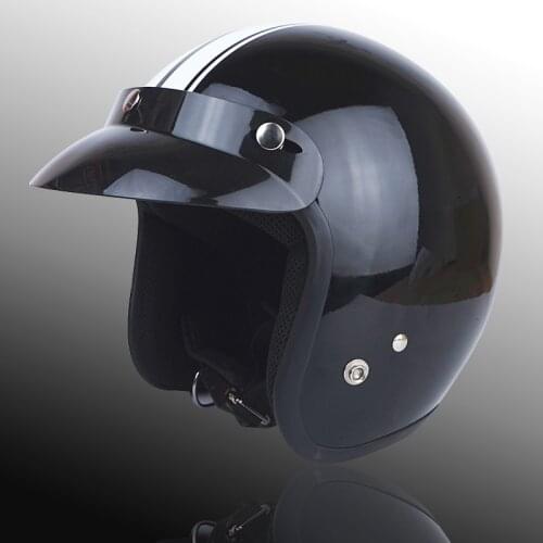 VCOROS V350 vintage motorcycle helmet Open face retro helmets 3/4 half face scooter helmet S M L XL XXL