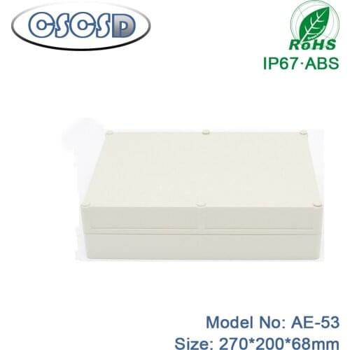 1pcs/lot 270*200*68mm abs ip67 enclosure explosion proof junction box indoor abs enclosured electrical cable junction box