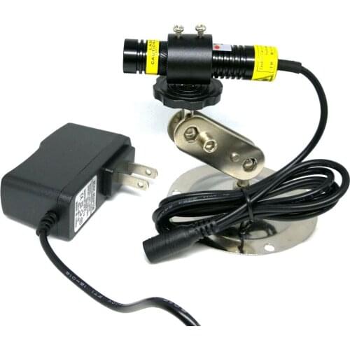 16x68mm Focusable Green Postioning Lights 515nm 30mw Line Laser Locator Module 12V US/EU/UK Adapter