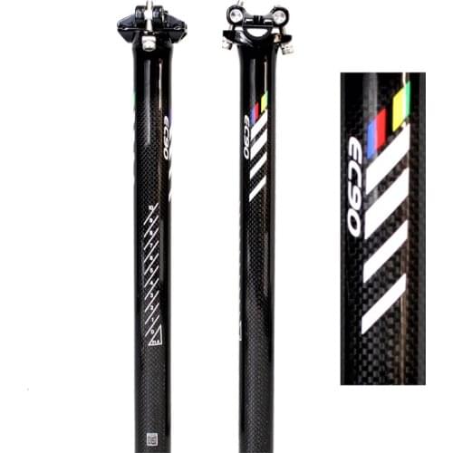 2019 EC90 full carbon fiber seatpost MTB Bicycle Seat tube / seatpost /road bike Straight head seatpost accessories