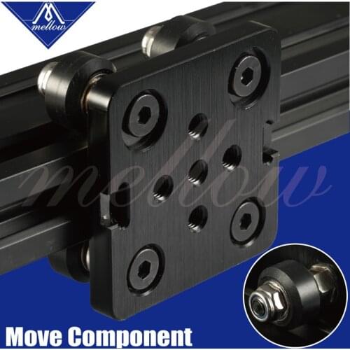Mellow 3d Printer T6mmx50mmx50mm Openbuilds mini V Gantry Set V Gantry Plate For 3d Printer V-slot Mini V Linear Actuator System
