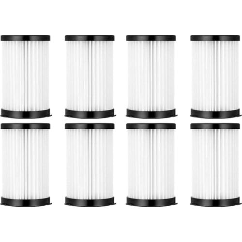 8Pcs Replacement HEPA Filter Compatible for MOOSOO D600 / D601 and Iwoly V600 Corded Vacuum Cleaner