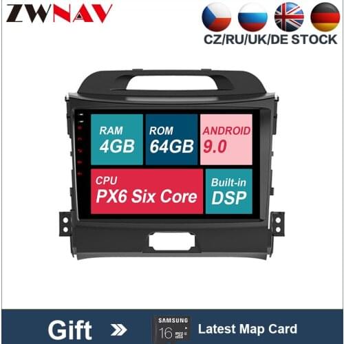 2 din Android 9.0 Car Multimedia player For KIA Sportage 3 2010-2016 radio stereo GPS navigation head unit free map auto stereo