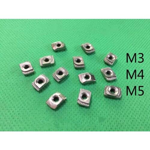 Free shipping 10pcs1515 T type aluminum nut 3D m3 M4 M5 printer