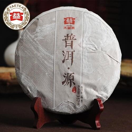 2015 yr TAETEA Yuan Ripe Puer Chinese Tea High Quality Shu Puer Chinese Tea 357 g