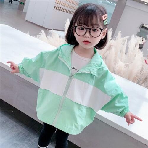 Girls Babys Kids Coat Jacket Outwear 2021 Retro Spring Autumn Overcoat Top Sport Zipper Princess Toddler Childrens Clothing