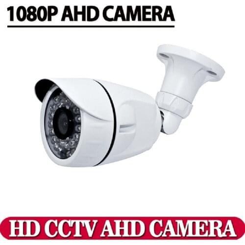 Hot Sale,HD CCTV AHD Security camera 1080P 2.0MP CCD IMX322 Chip High 3.6mm Lens waterproof Day night vision IR-Cut camera kits