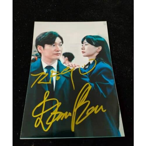 Forest of Secrets Cho Seung-woo Bae Doo Na Autographed photo Hand Signed 4*6 K-POP 052021