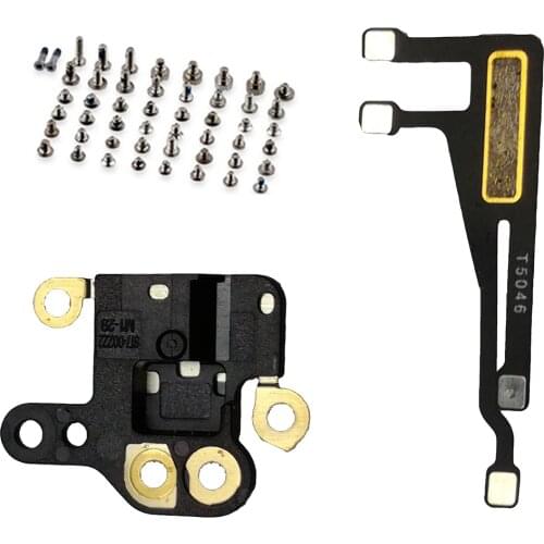 MHCAZT 3pcs/set NEW WiFi Antenna Signal Flex With GPS Cover + Full Set Screws Replacement Parts For iPhone 6